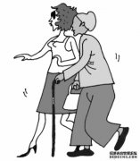 搞笑：等他出来，看到婆婆跟着鸭子走了